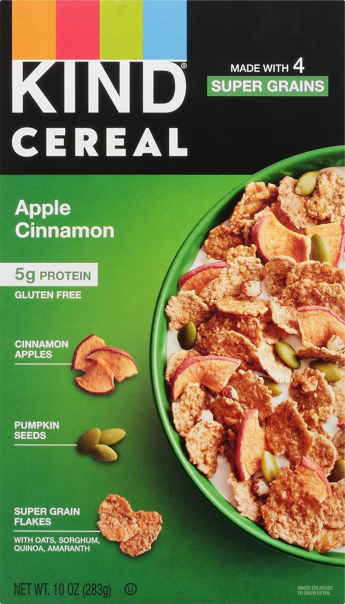 slide 9 of 10, KIND Apple Cinnamon Cereal, 10 oz