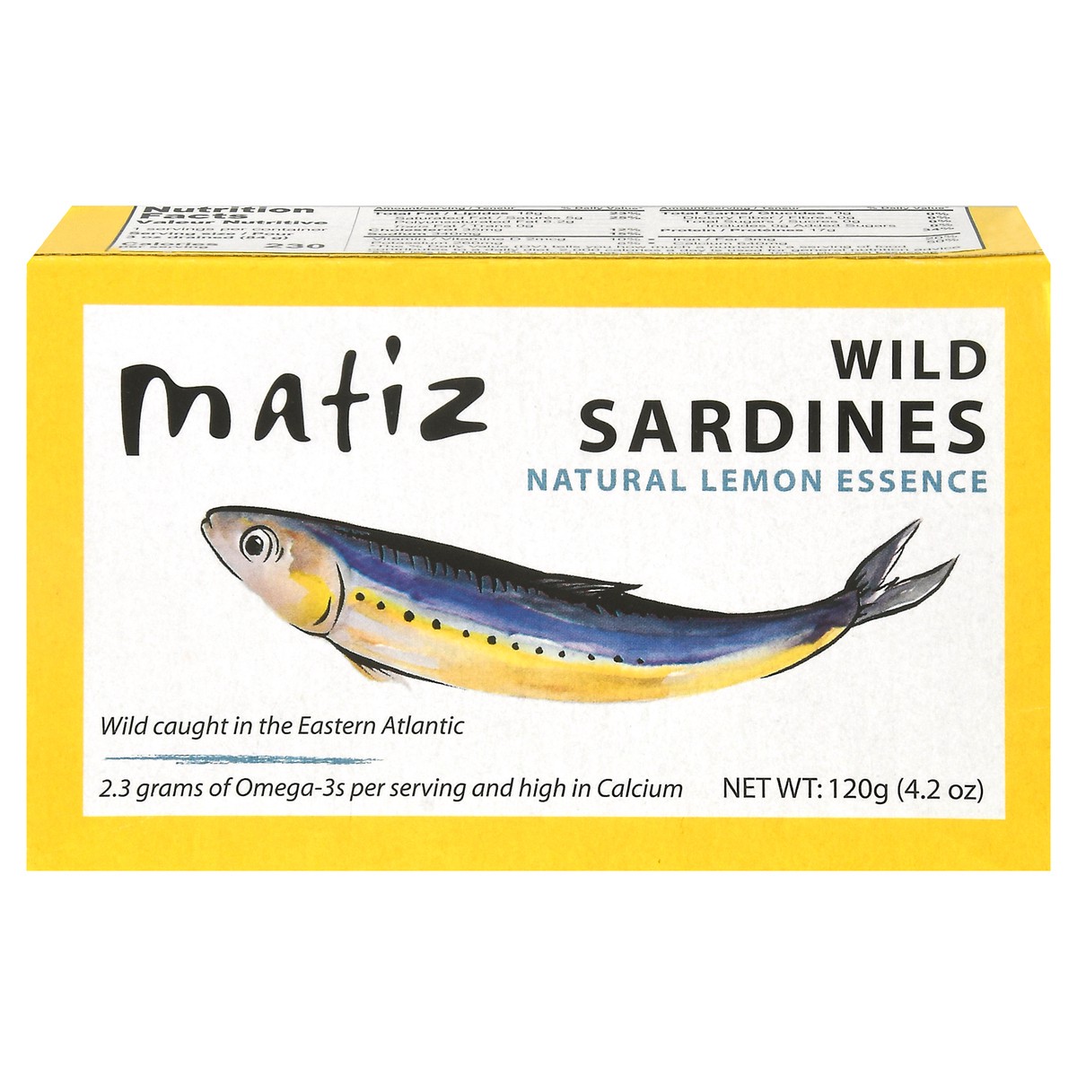 slide 4 of 13, Matiz Natural Lemon Essence Wild Sardines 4.2 oz, 4.2 oz