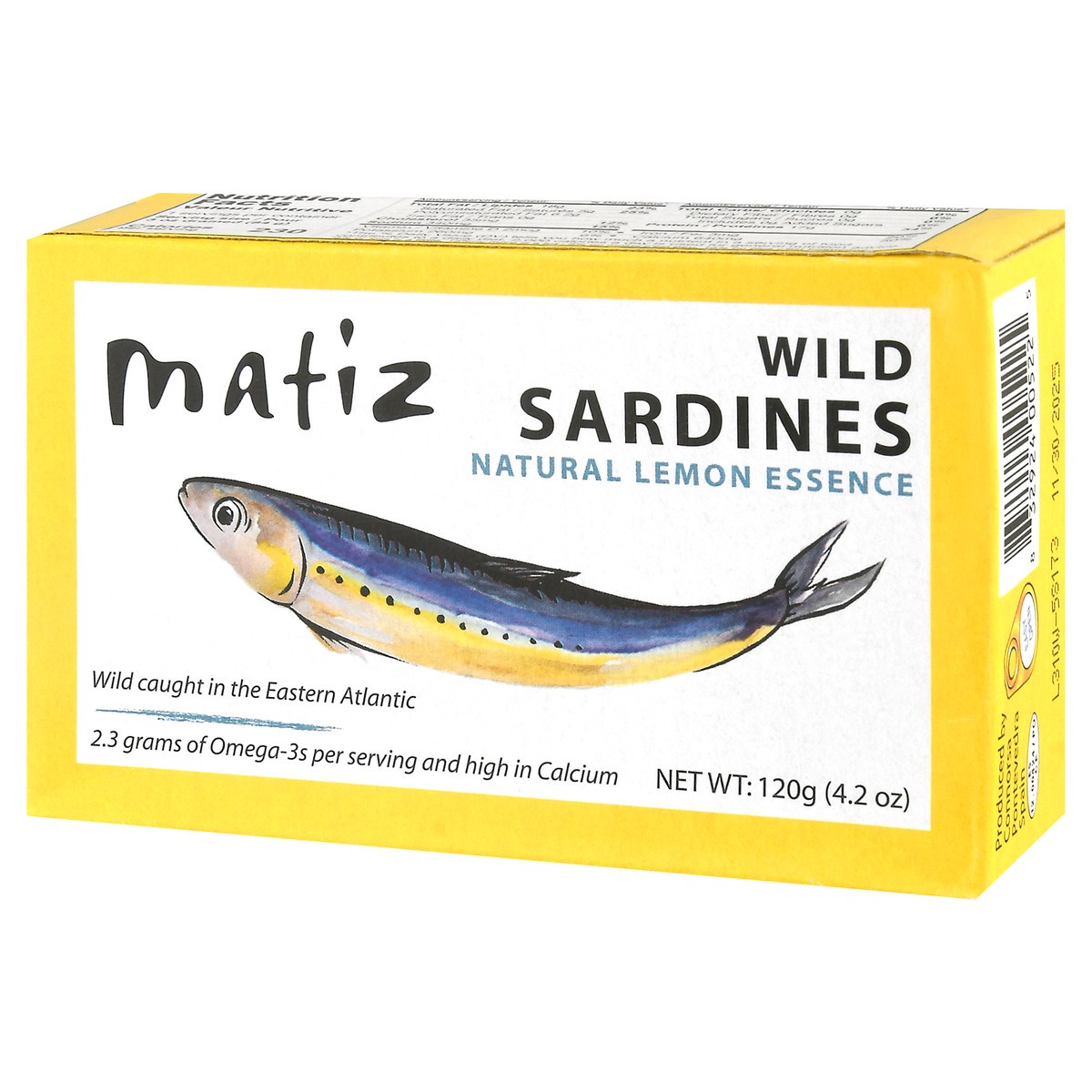 slide 5 of 13, Matiz Natural Lemon Essence Wild Sardines 4.2 oz, 4.2 oz