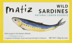Matiz Natural Lemon Essence Wild Sardines, 4.2 oz
