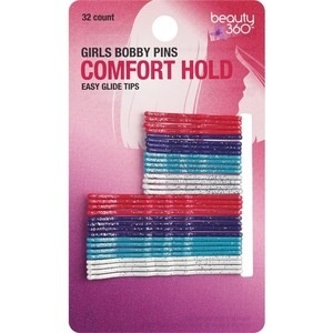 slide 1 of 1, Beauty 360 Comfort Hold Girls Multi Bobby Pins, 32 ct