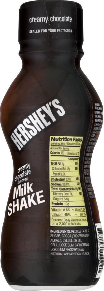 slide 13 of 14, Hershey's Creamy Chocolate Flavored Milkshake, 12 oz, 12 oz