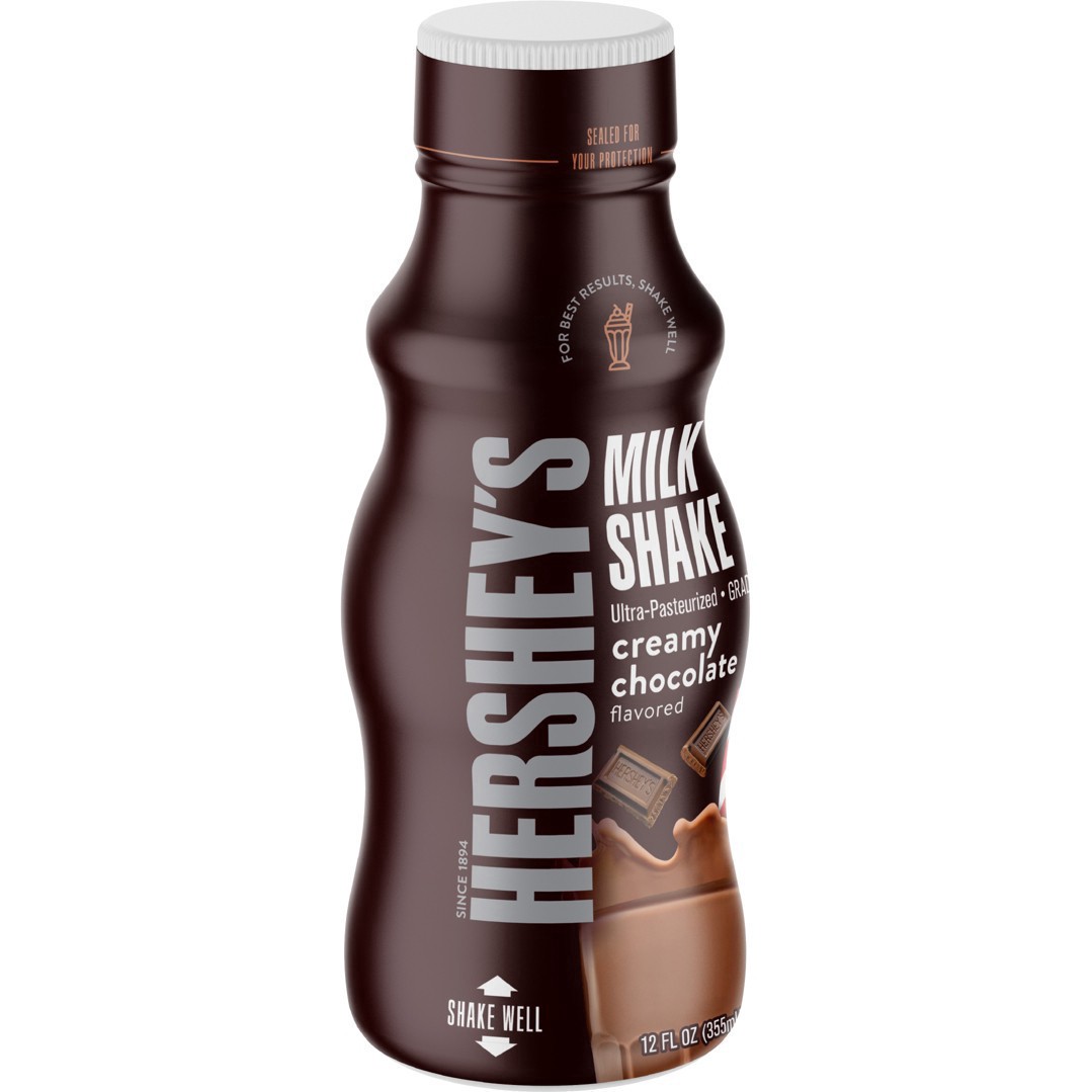 slide 14 of 14, Hershey's Creamy Chocolate Flavored Milkshake, 12 oz, 12 oz