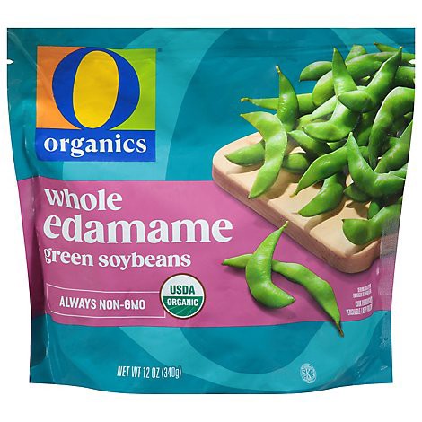 slide 1 of 1, O Organcis Edamame Whole 12 Oz - 12 OZ, 12 oz