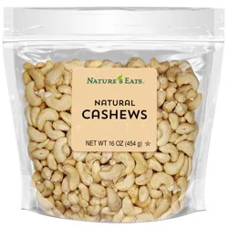 Nature's Eats Natural Cashews - 16 oz