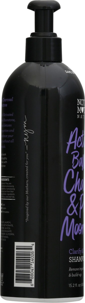 slide 9 of 12, Not Your Mother's Naturals Clarify & Detox Activated Bamboo Charcoal & Purple Moonstone Shampoo 15.2 fl oz Bottle, 15.20 fl oz