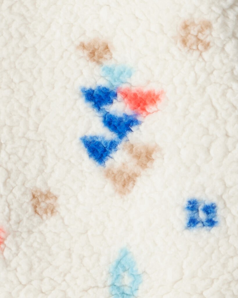 slide 2 of 4, Carter's Baby Boy 3-Piece DayDream Fleece Aztec Sherpa Outfit Set - Cream Cream/Brown 12M, 3 pc