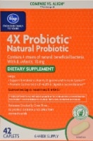 slide 1 of 1, Kroger 4X Natural Probiotic Dietary Supplement, 42 ct