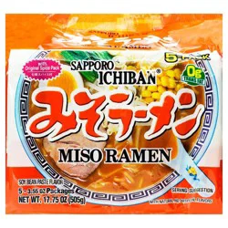Sapporo Ichiban Miso Ramen 5 ea