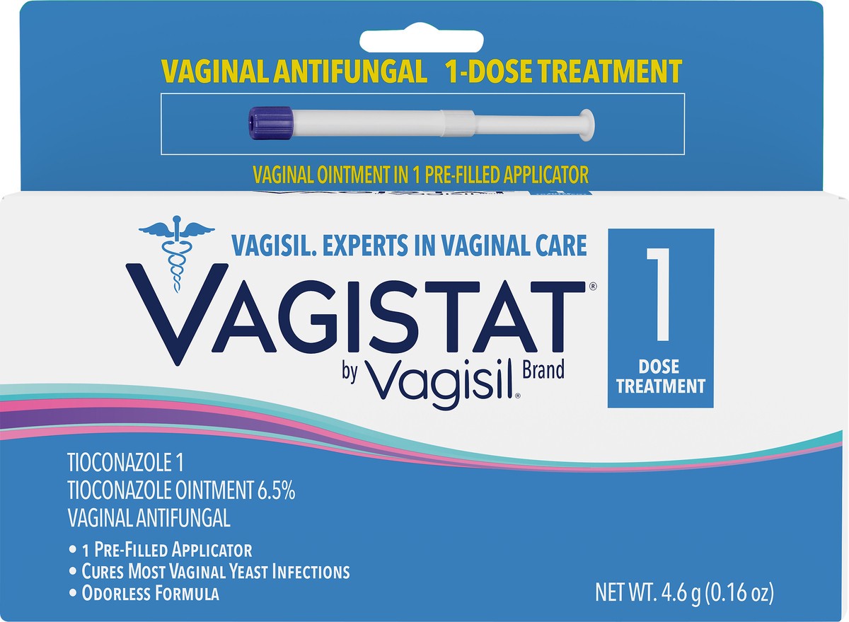 slide 1 of 5, Vagistat Vagisil Vaginal Antifungal 1 ea, 4.6 gram