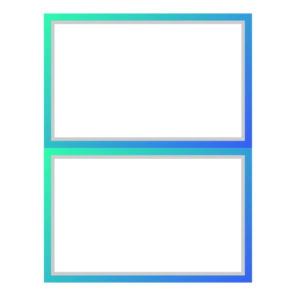 slide 4 of 5, Royal Brites Ez Print Adhesive Framed Project Labels, Blue/Green, Pack Of 21 Labels, 21 ct