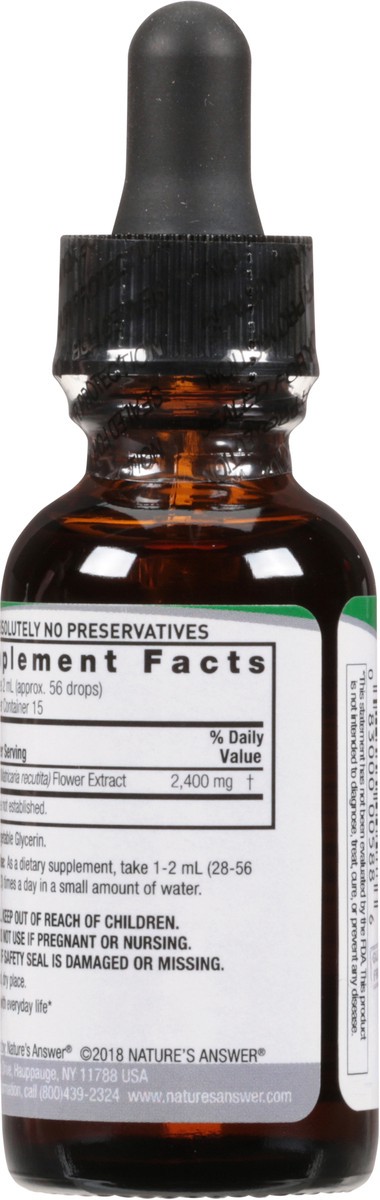 slide 3 of 12, Nature's Answer 2400 mg Chamomile Extract 1 fl oz, 1 fl oz