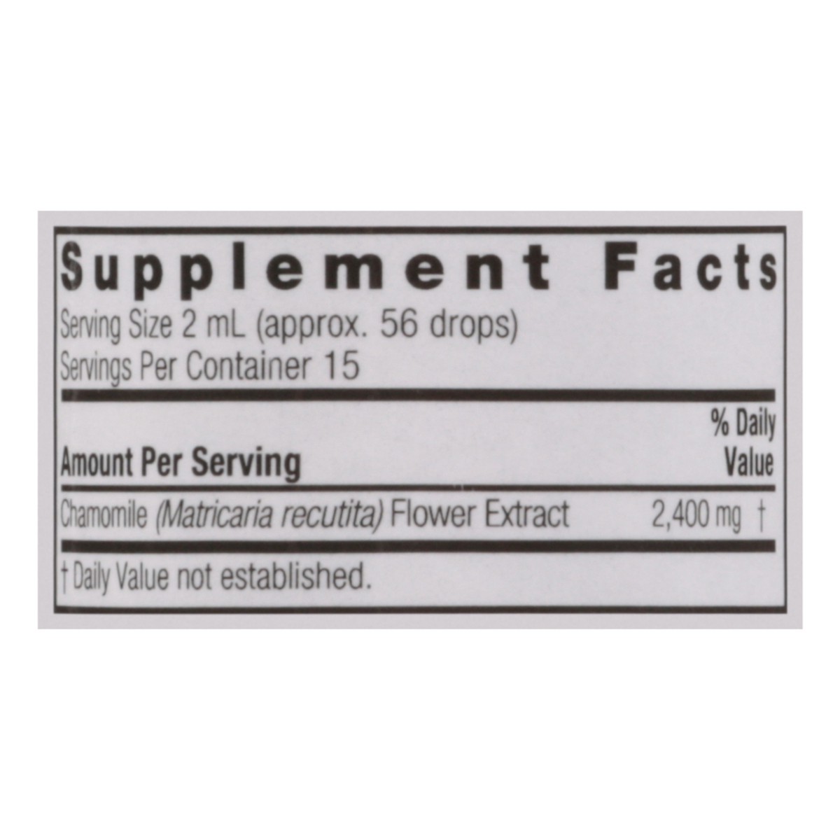 slide 10 of 12, Nature's Answer 2400 mg Chamomile Extract 1 fl oz, 1 fl oz