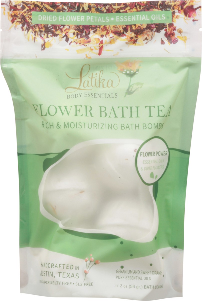 slide 3 of 13, Latika Flower Bath Tea Bath Bombs 5 - 2 oz Bath bombs, 5 ct