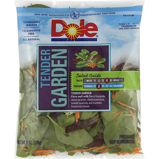 slide 1 of 1, Dole Tender Garden Blend, 8 oz