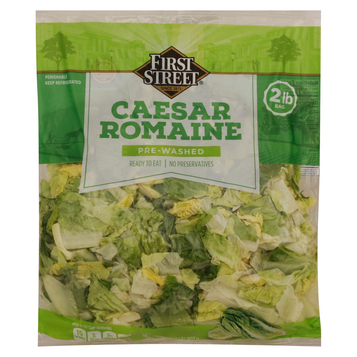 slide 2 of 4, First Street Caesar Salad, 2 lb