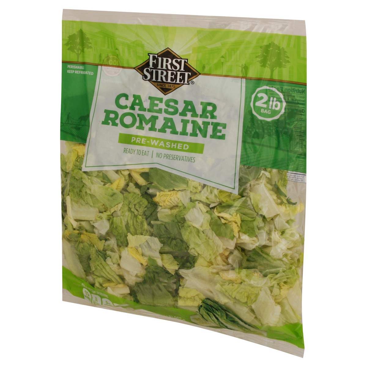 slide 4 of 4, First Street Caesar Salad, 2 lb