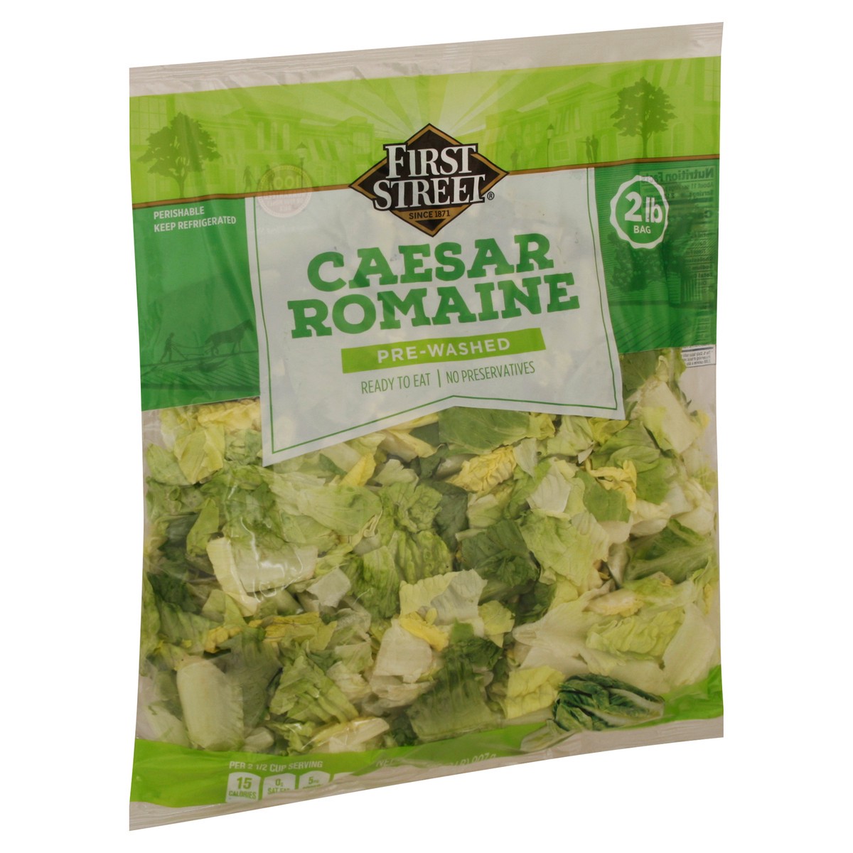 slide 3 of 4, First Street Caesar Salad, 2 lb