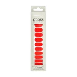 Vivid Tella Rich Coral Nail Wrap