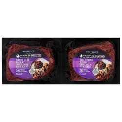 Rastelli's Garlic Herb Beef Sirloin Steaks - 2 ct