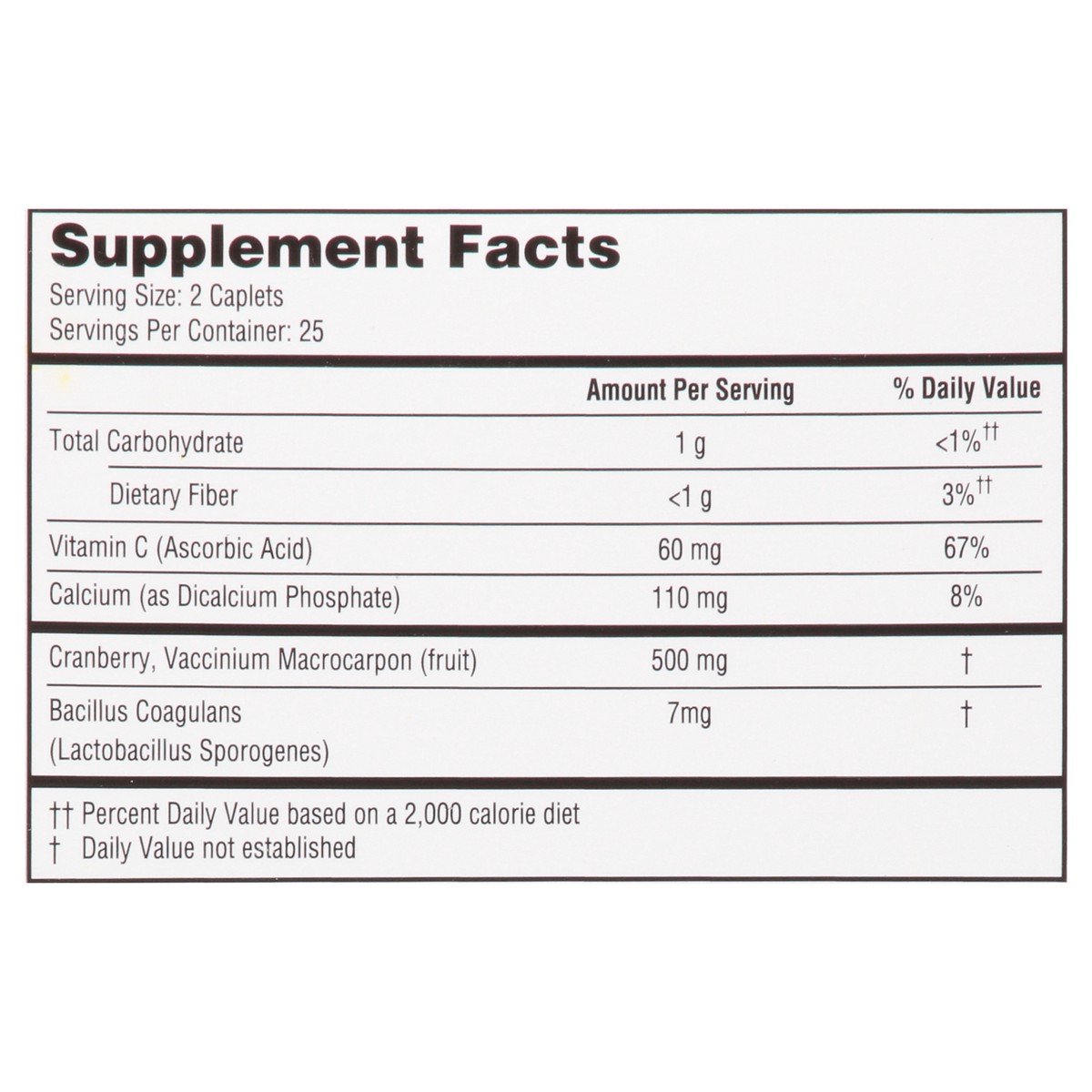 slide 15 of 16, TopCare Cranberry Tablets W/Probiotic & Vitamin C, 50 ct