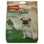 slide 1 of 1, Nylabone Nutri-Dent Edible Dental Chews for Small Dogs, 24 ct