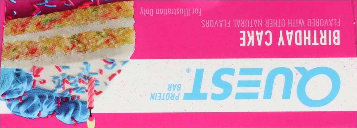 slide 3 of 9, Quest Protein Bar, Birthday Cake Flavor, 4 ct