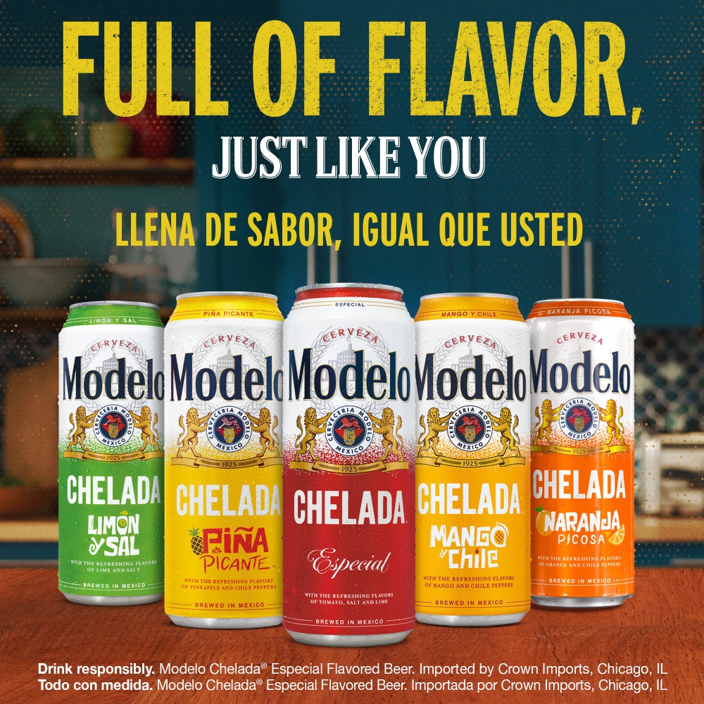 slide 5 of 7, Modelo Chelada Naranja Picosa Mexican Import Flavored Beer Can, 24 oz