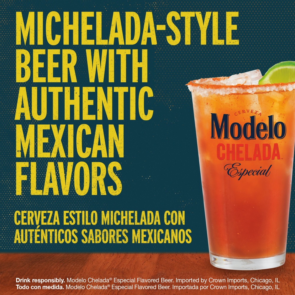 slide 6 of 7, Modelo Chelada Naranja Picosa Mexican Import Flavored Beer Can, 24 oz