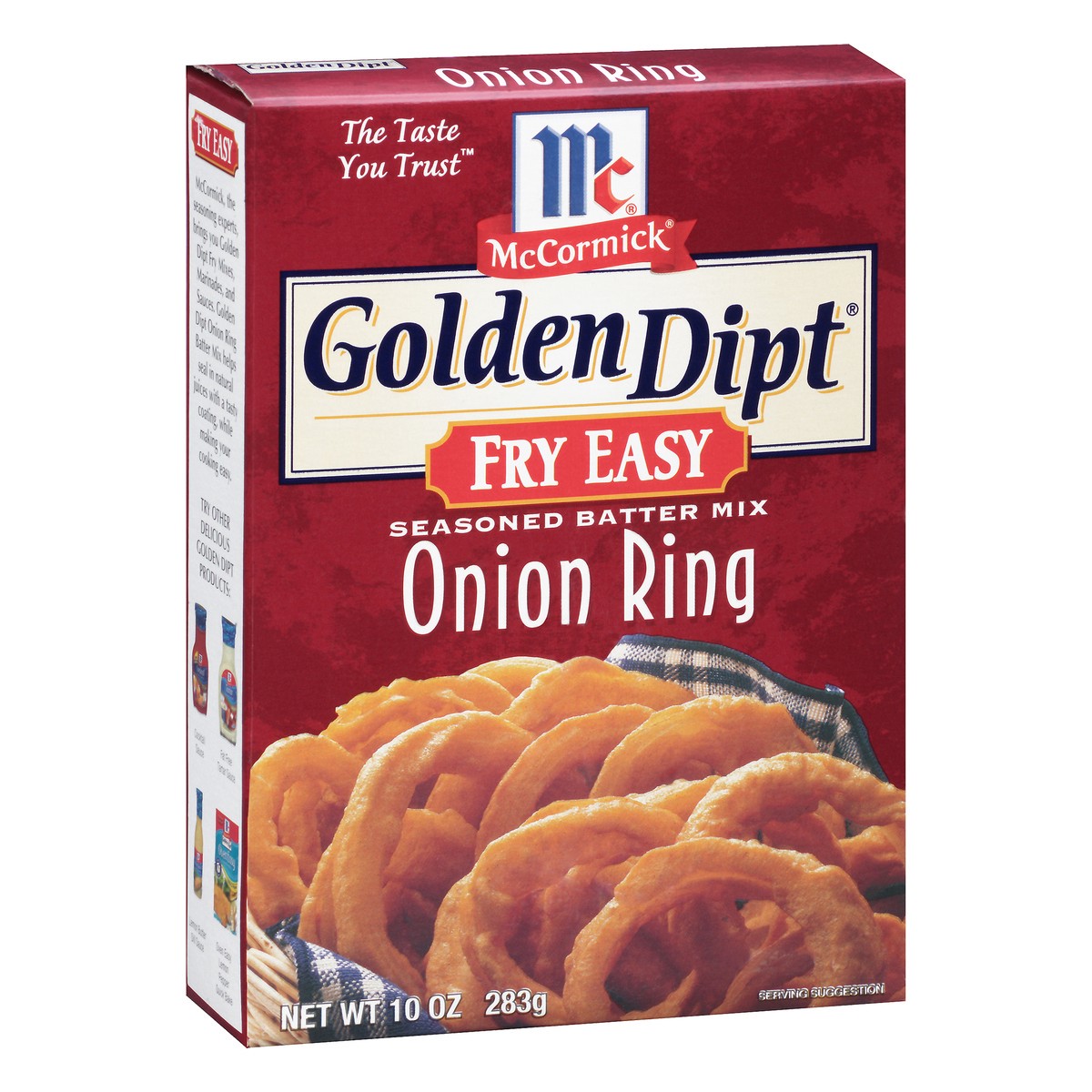 slide 6 of 10, McCormick Golden Dipt Onion Ring Batter Mix, 10 oz, 10 oz