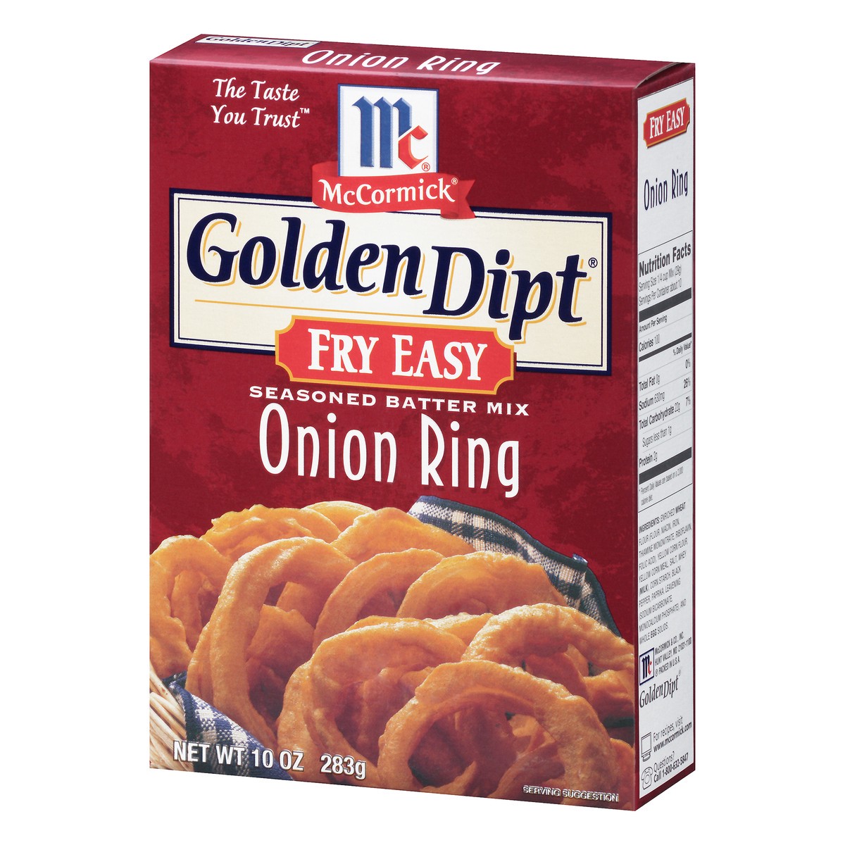 slide 3 of 10, McCormick Golden Dipt Onion Ring Batter Mix, 10 oz, 10 oz