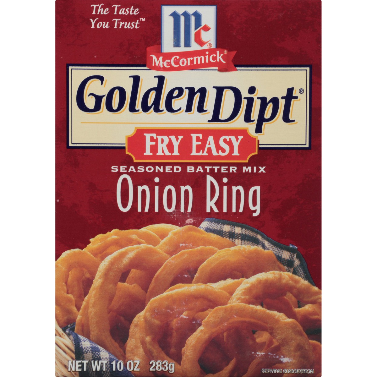 slide 1 of 10, McCormick Golden Dipt Onion Ring Batter Mix, 10 oz, 10 oz