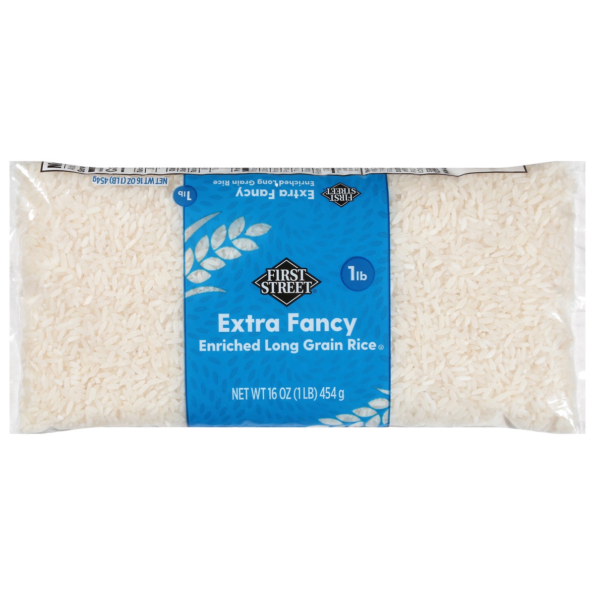 slide 3 of 4, First Street Extra Fancy Long Grain White Rice, 1 lb
