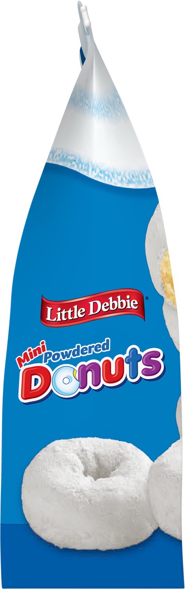 slide 7 of 9, Little Debbie Snack Cakes, Little Debbie Family Pack Powdered Mini Donuts (bagged), 10 oz