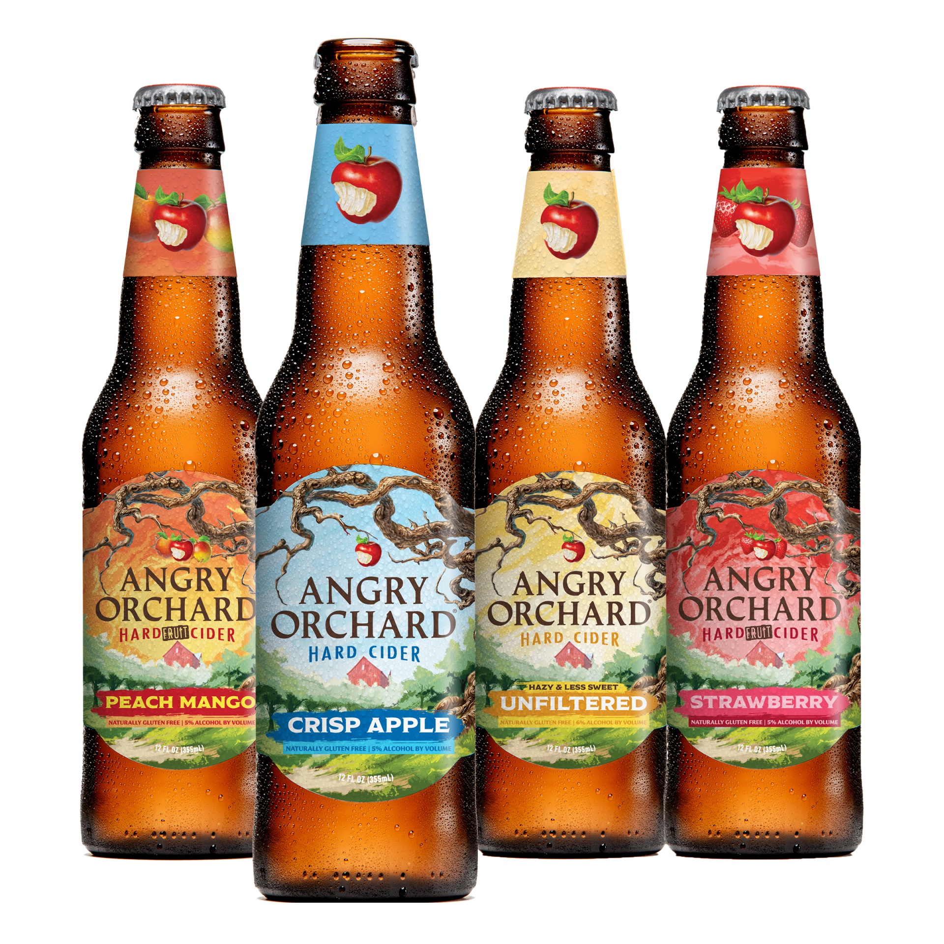 Angry Orchard Hard Cider Fall Haul Mix Variety Pack, Spiked 12 pk; 12