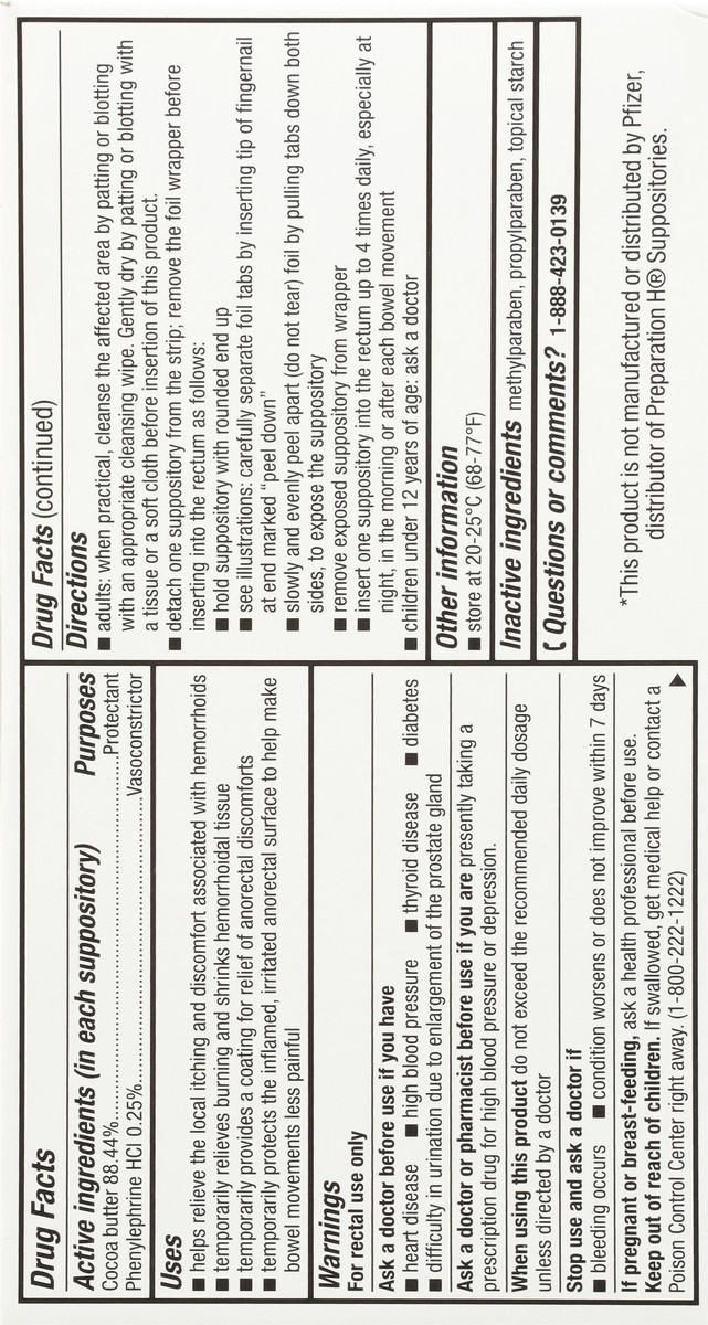 slide 9 of 9, TopCare Hemorrhoid Suppositories, 12 ct