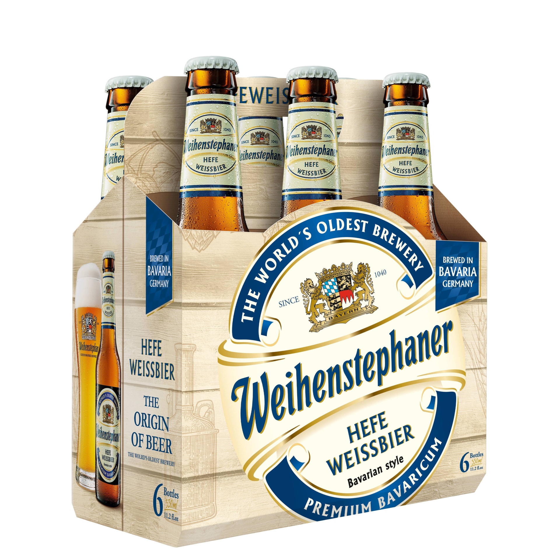 slide 1 of 1, Weihenstephan Hefeweissbier Beer - 6pk/11.2 fl oz Bottles, 6 ct; 11.2 fl oz