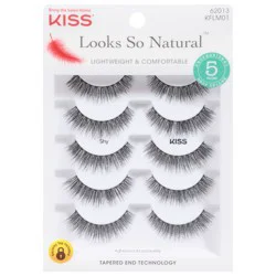 Kiss Looks So Natural Shy Lashes - 5 Pairs