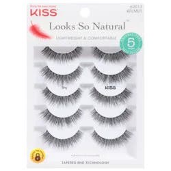 Kiss Looks So Natural Shy Lashes - 5 Pairs