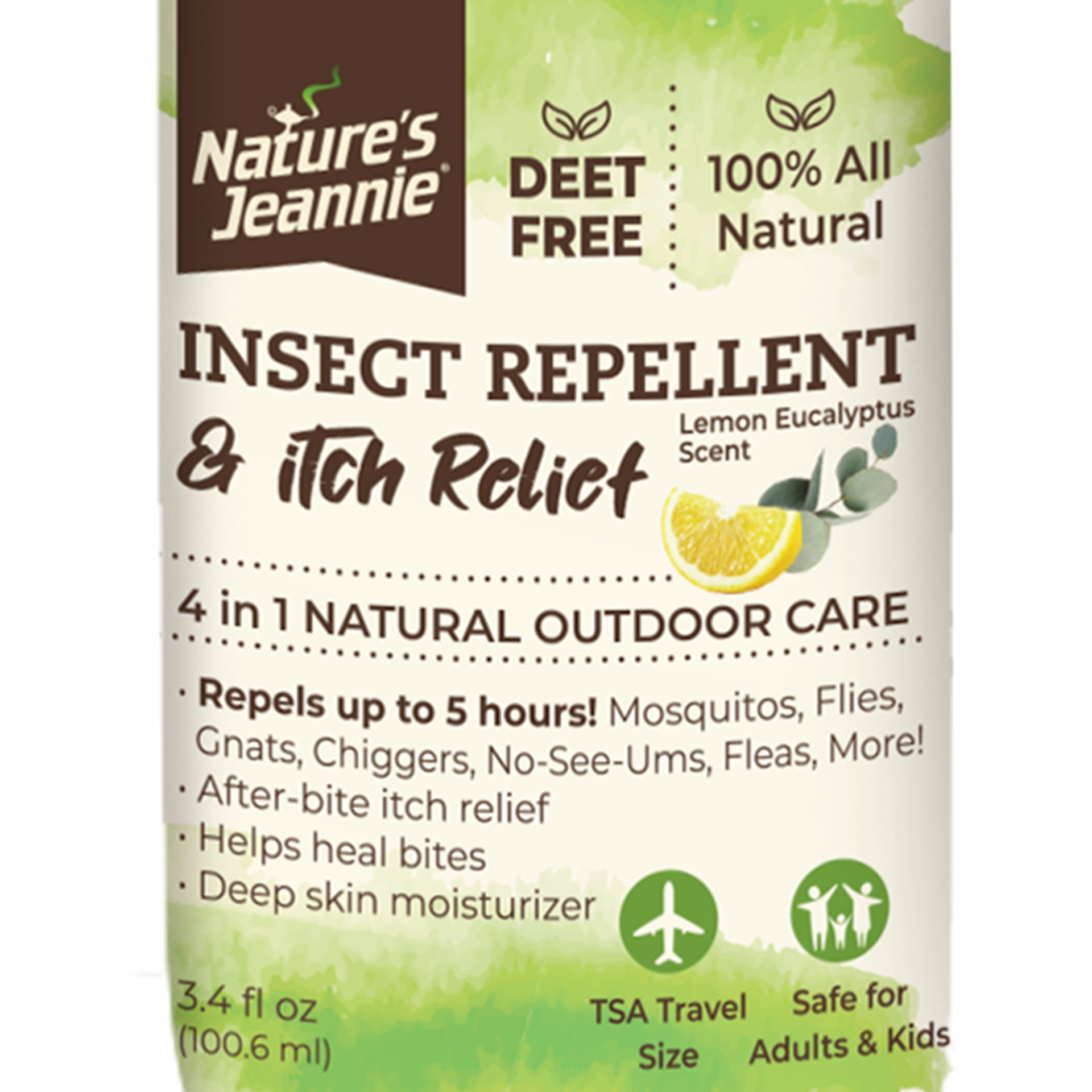 slide 4 of 5, Nature's Jeannie All-Natural Insect Repellent & Itch Relief, 3.4 oz