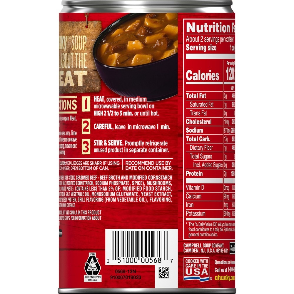 Campbell's Chunky Steak And Potato Soup Shipt