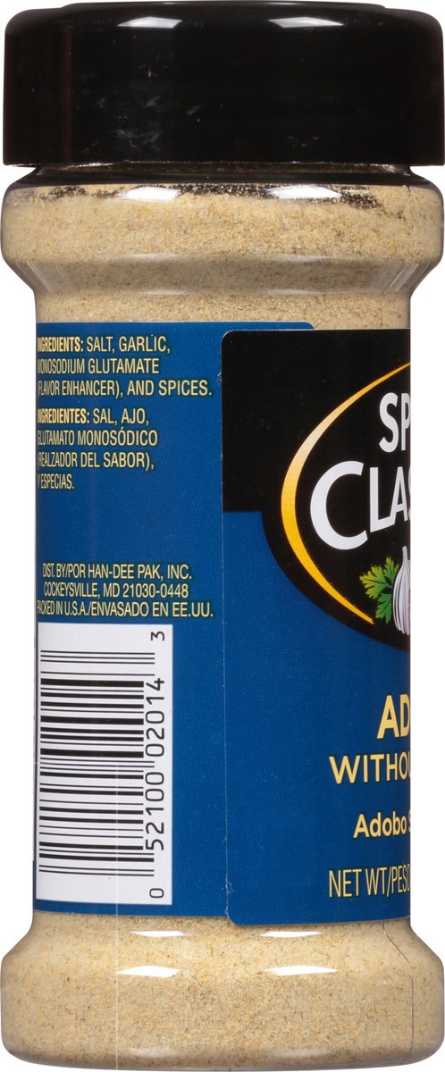 slide 5 of 7, Spice Classics Adobo Without Pepper, 5.37 oz, 5.37 oz