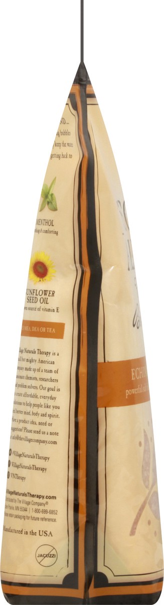 slide 4 of 9, Village Naturals Therapy Breathe 2 in 1 Epsom Salt + Bubbles Lemon Mint Bath Soak 36 oz, 36 oz