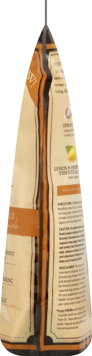 slide 6 of 9, Village Naturals Therapy Breathe 2 in 1 Epsom Salt + Bubbles Lemon Mint Bath Soak 36 oz, 36 oz