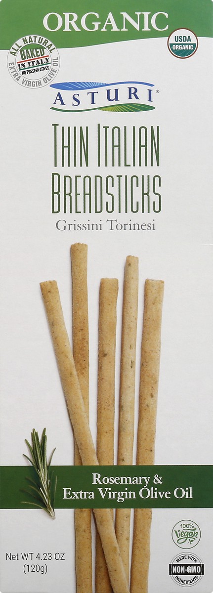 slide 3 of 13, Asturi Rosemary & Evo Breadstick, 4.33 oz