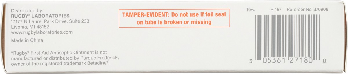 slide 8 of 13, Rugby First-Aid Antiseptic Ointment 1 oz, 1 oz