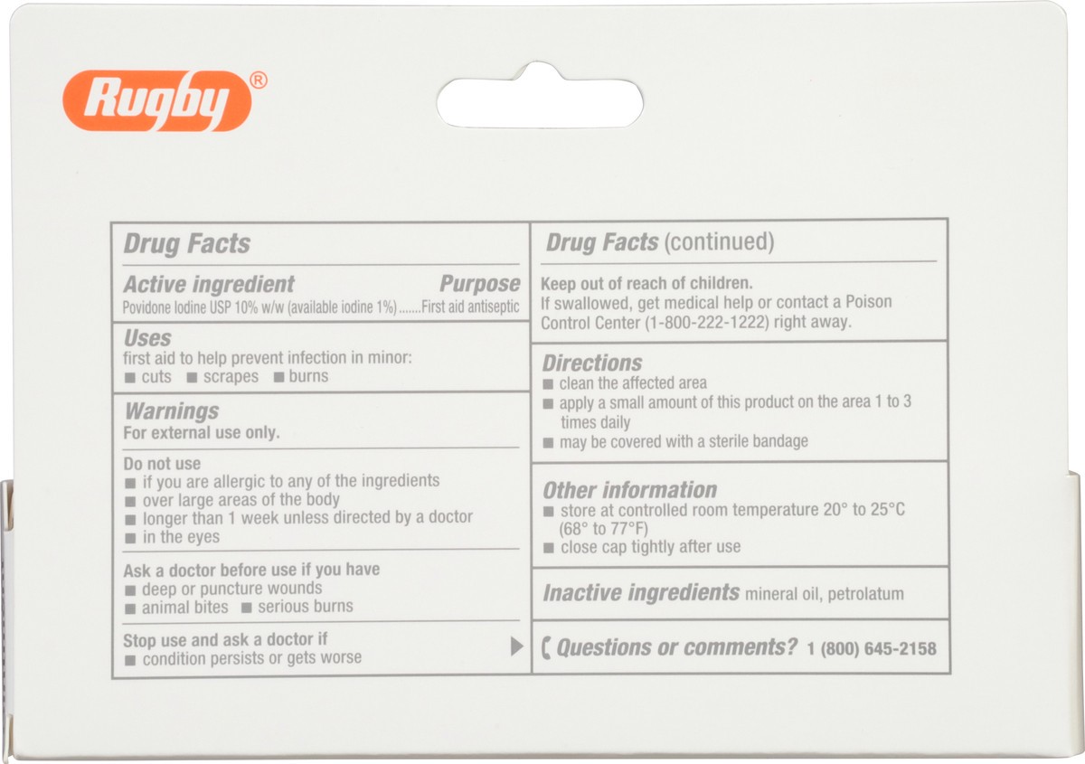 slide 2 of 13, Rugby First-Aid Antiseptic Ointment 1 oz, 1 oz