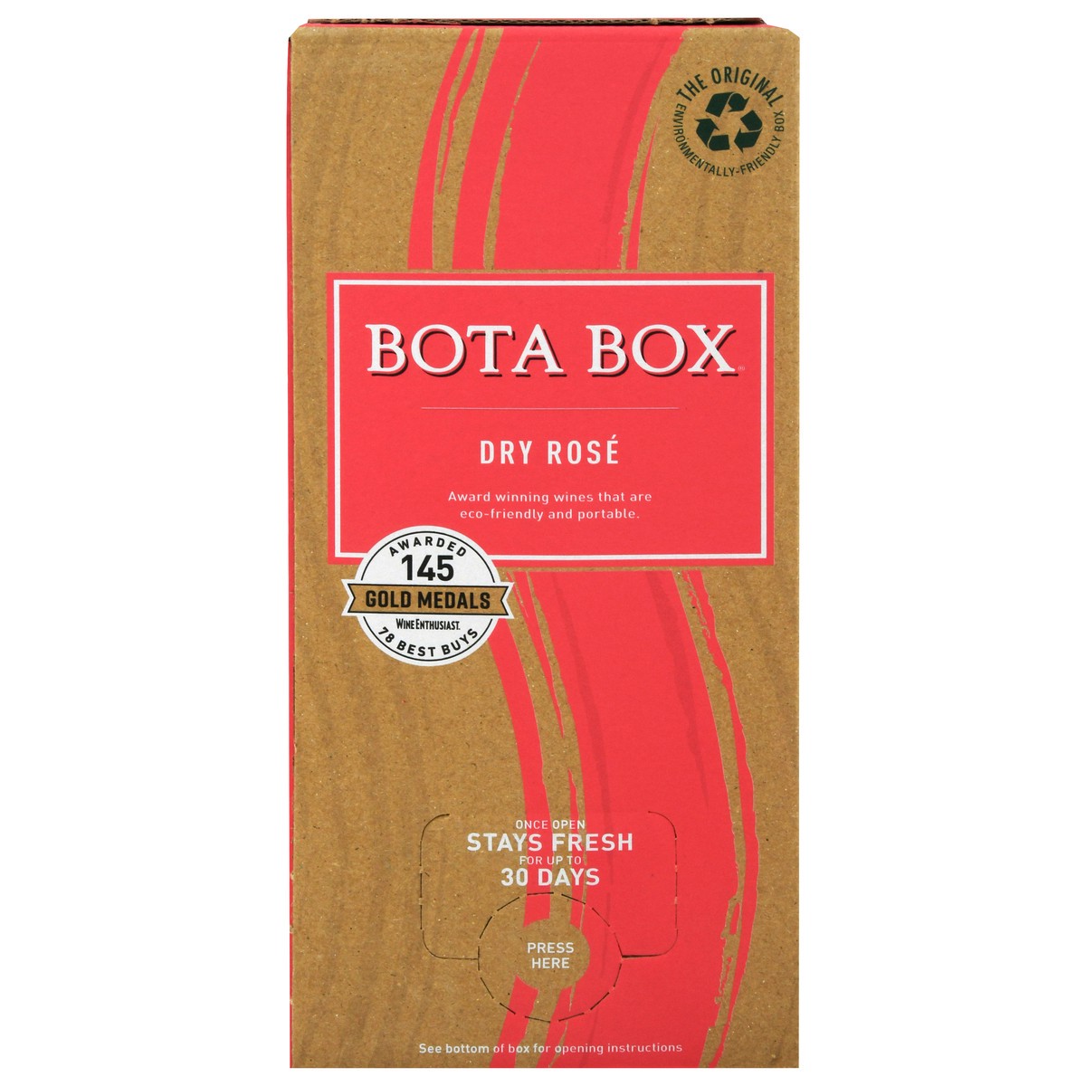 slide 1 of 9, Bota Box Dry Rose, 3 liter