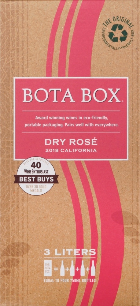 slide 1 of 2, Bota Box Dry Rosé, 3 liter