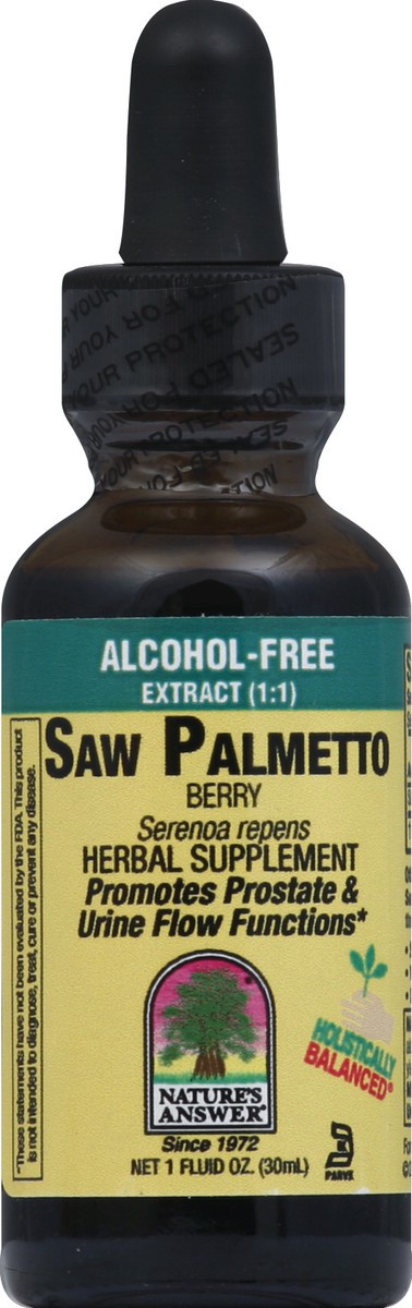 slide 2 of 2, Nature's Answer 1200 mg Saw Palmetto Extract 1 fl oz, 1 fl oz